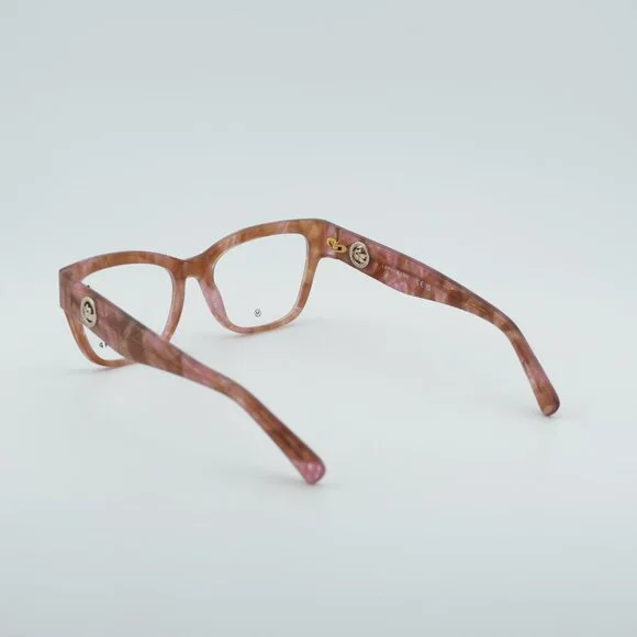 Longchamp LO2743 259 Eyeglasses Marble Rose 52mm Cat Eye Frame